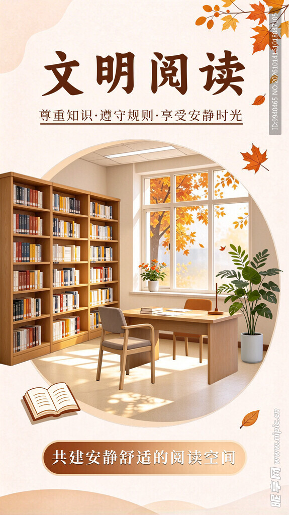 文明阅读宣传海报