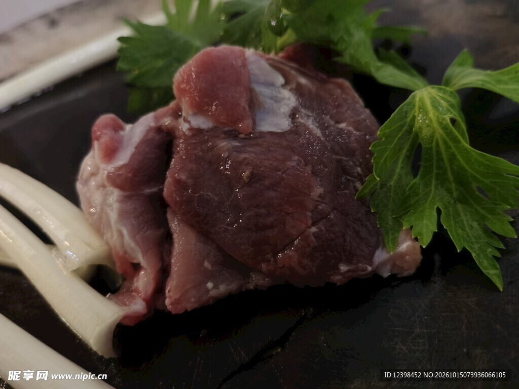 新鲜生瘦肉食材