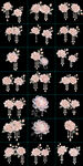 粉色簪花