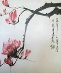 玉兰绽放图