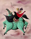 骑马武将插画