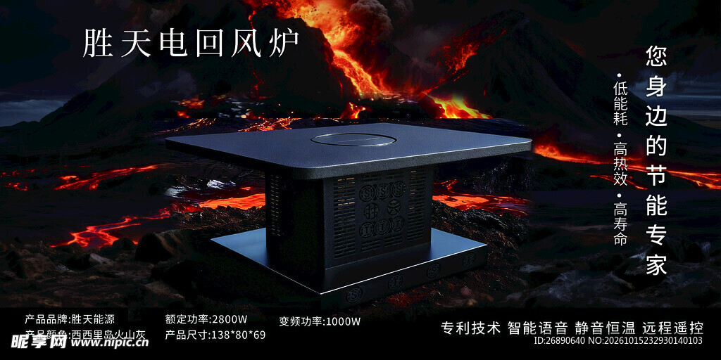 胜天电钢风炉宣传海报