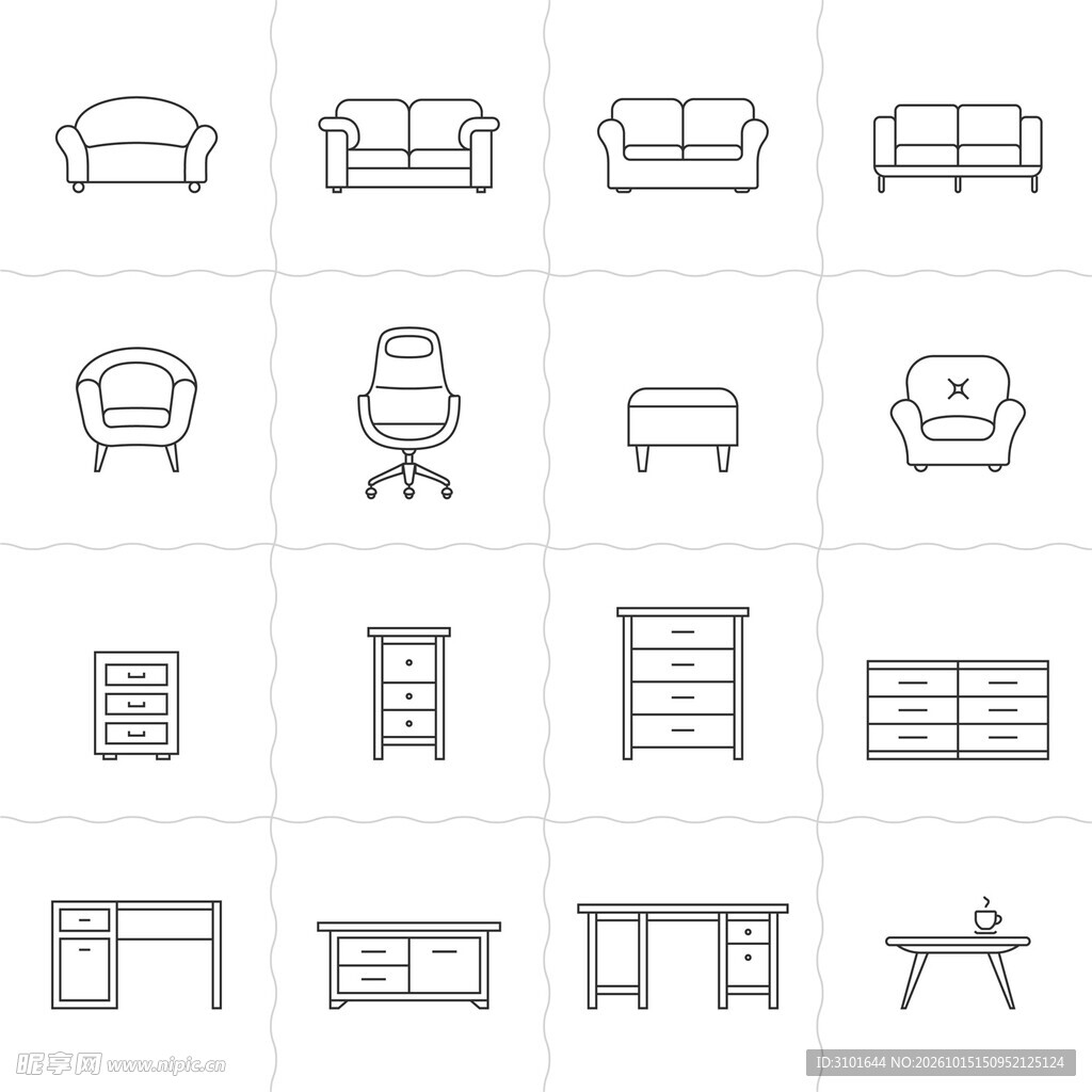 家具图标