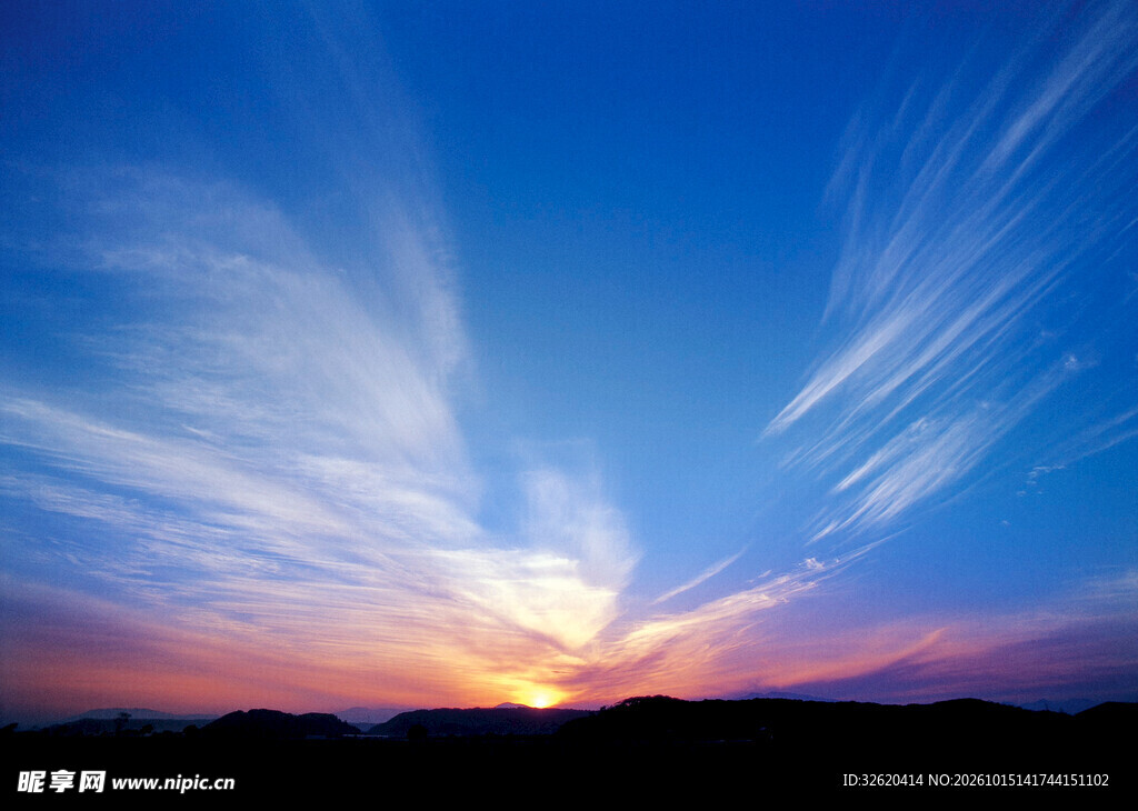 日落黄昏天空美景