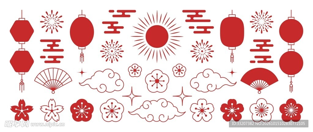 国风新春素材