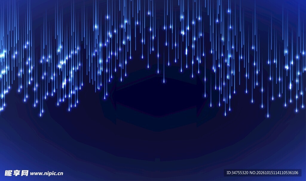 蓝色流星背景