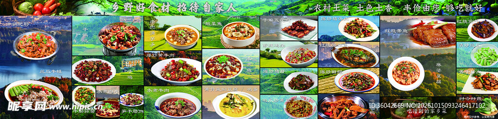 各式菜品合集家常菜农家菜馆