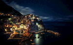 滨海山城夜景