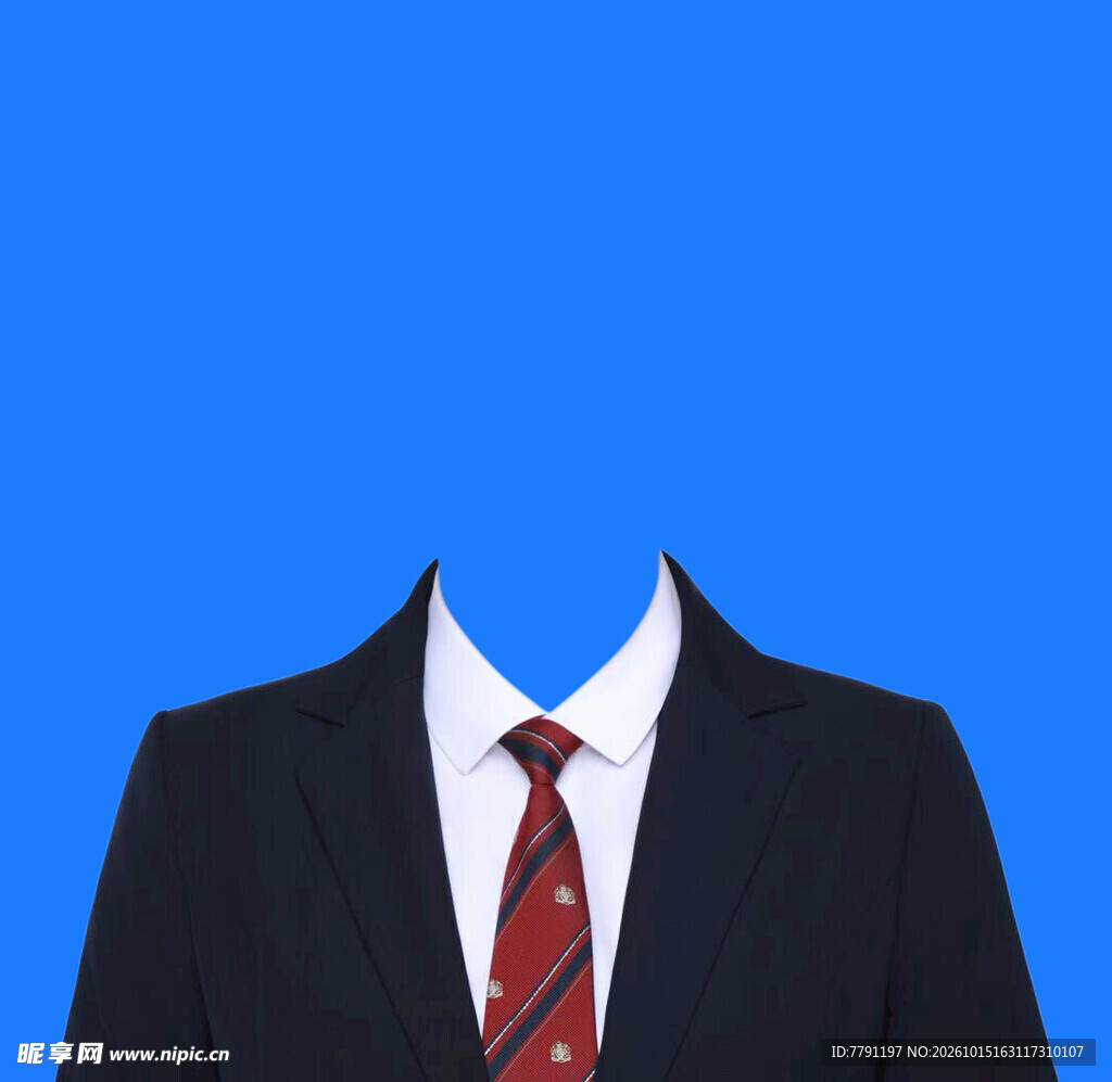 西服证件照