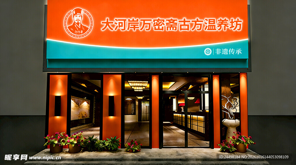 万密斋门头
