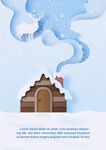 冬日雪屋海报