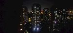 城市高层住宅夜景