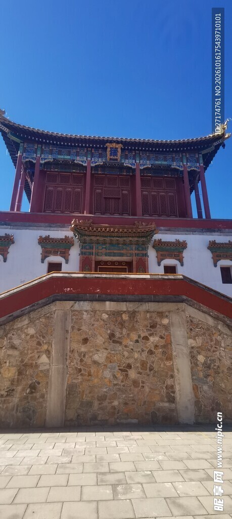 中式古建城楼风光