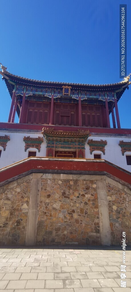藏式古建晴空景观
