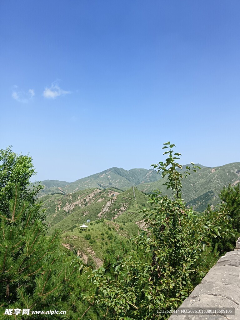 晴日山野自然风光