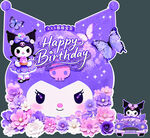 库洛米生日主题展板