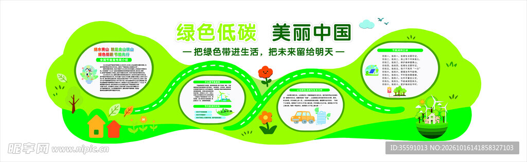 绿色环保文化墙