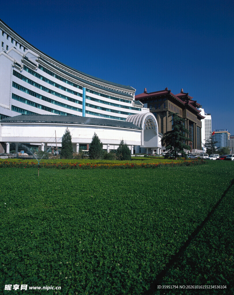 城市现代建筑户外风光