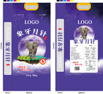 象牙香米矢量展开图