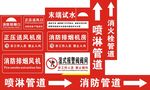 消防各种标识车贴