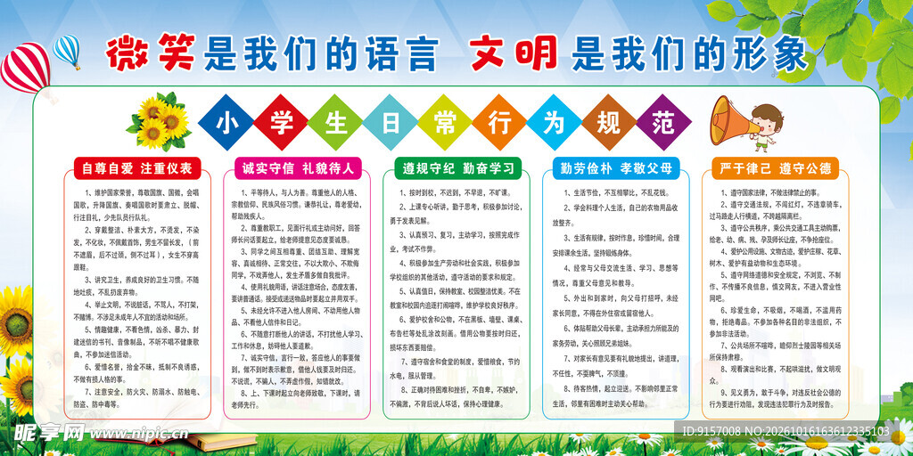 文明礼仪宣传栏