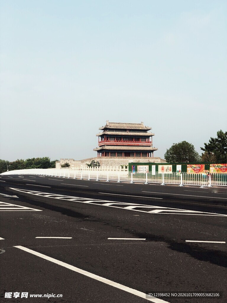 北京鼓楼街景
