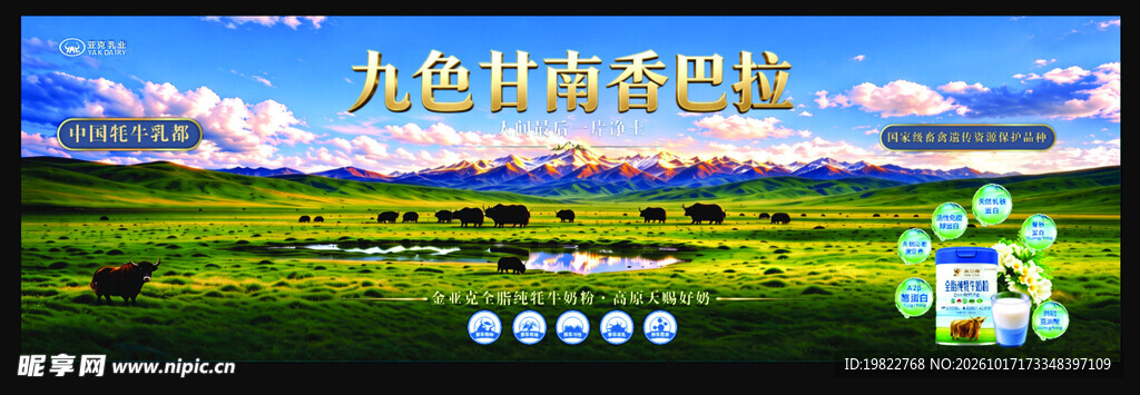 牦牛奶宣传