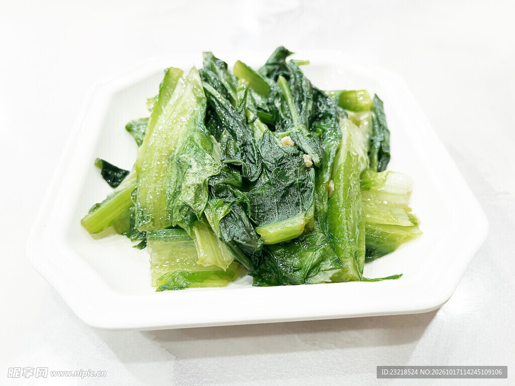 清炒油麦菜