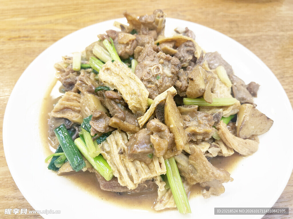 腐竹焖鸭
