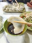 蘸醋水饺家常美食