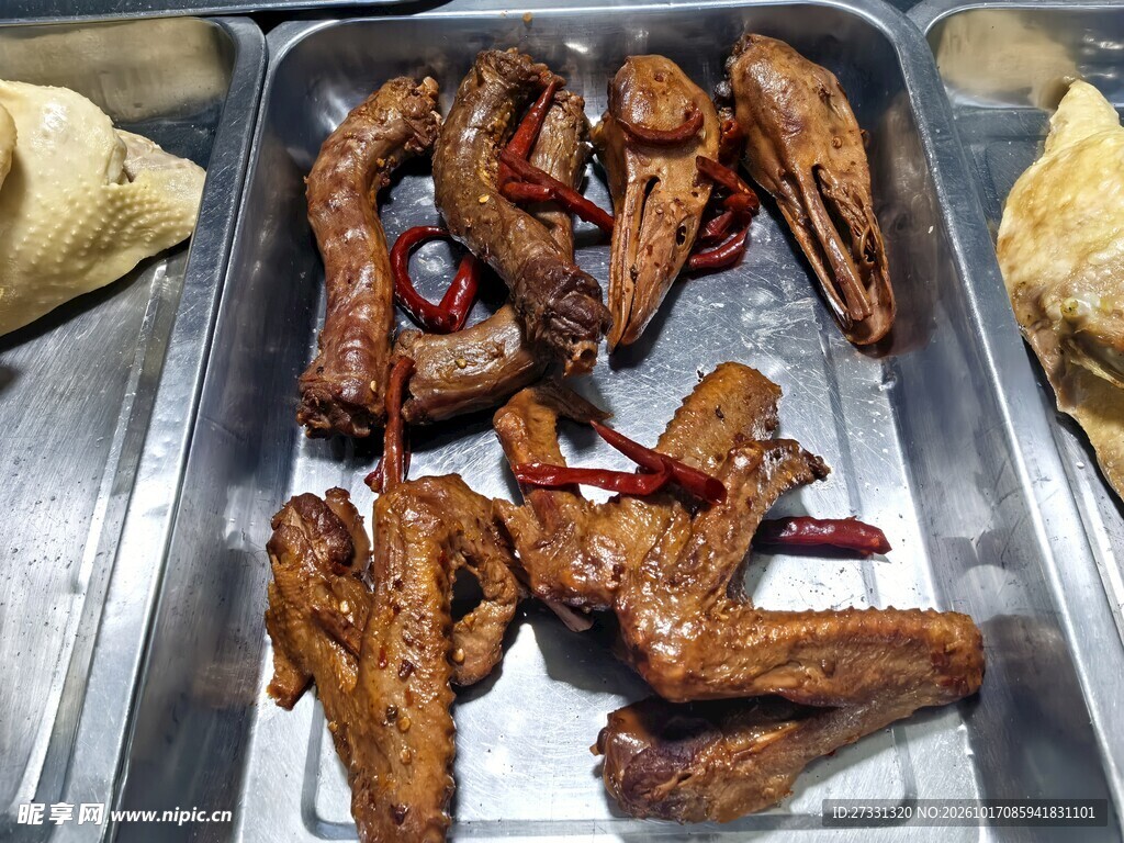 香辣卤味鸭货