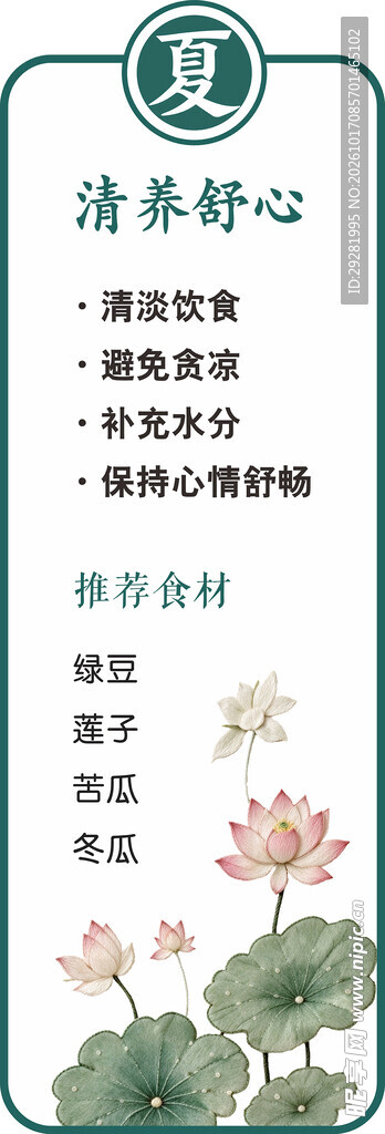 夏季清养舒心养生指南