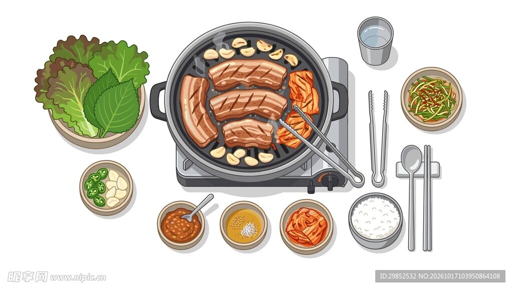 韩式烤肉食材