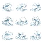 海浪图案合集