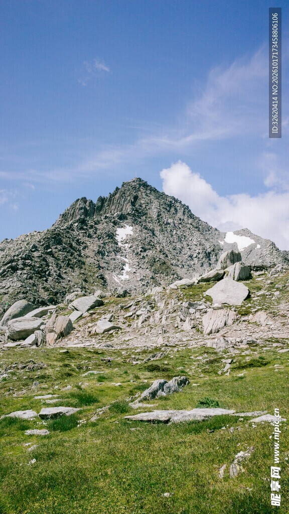 高山草甸晴日风光