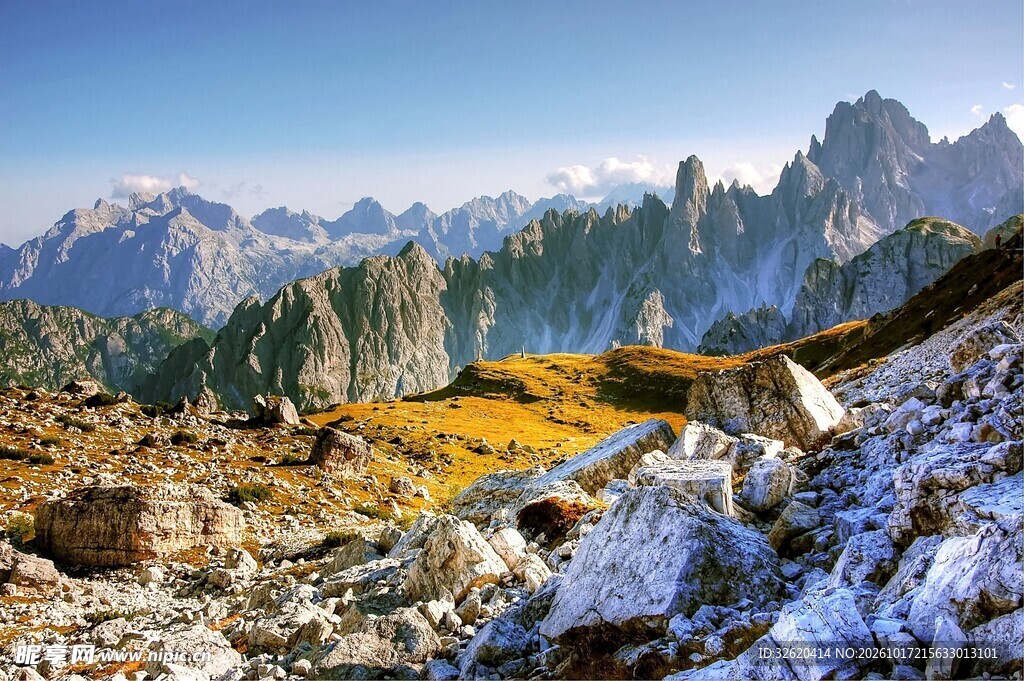 高山草甸山野风光