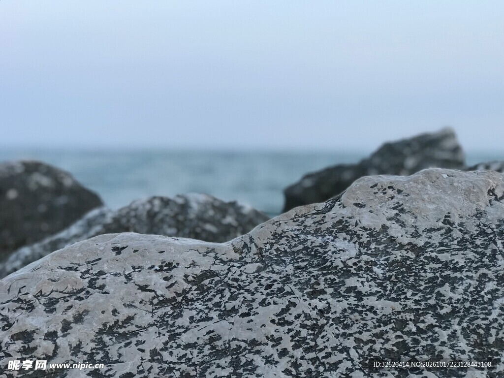 滨海礁石海岸风光