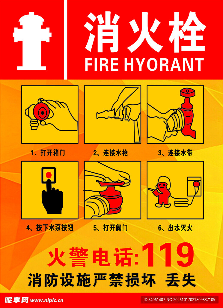 消火栓使用方法