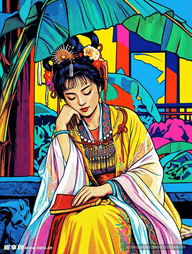 仕女插画