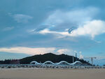 海岸沙滩晴空风景