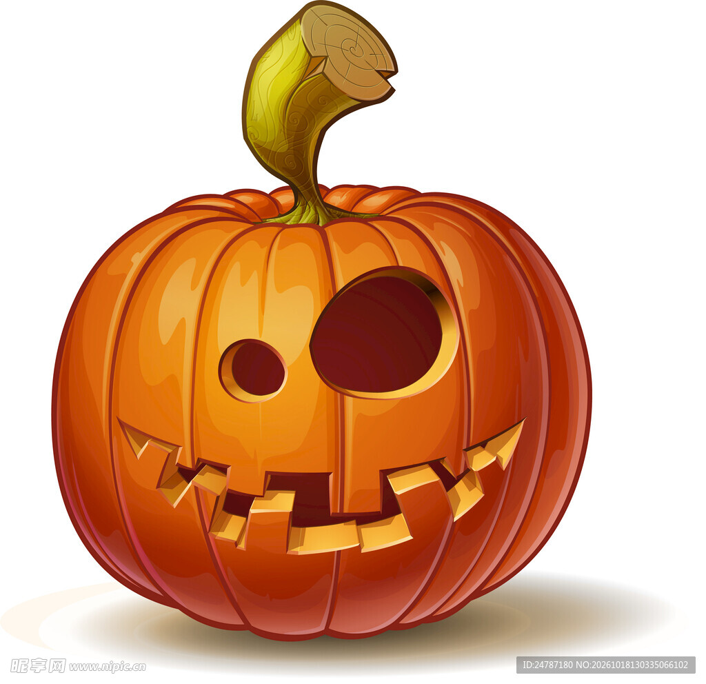 万圣节卡通南瓜灯
