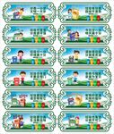 垃圾分类宣传标语插画海报展板