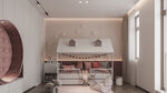 新中式温馨卧室效果图