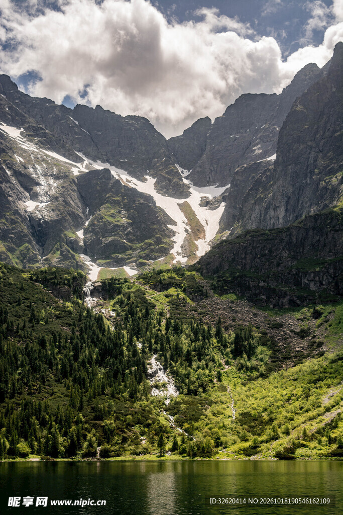 高山峡谷湖光美景