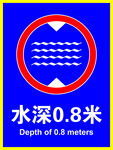水深警示标识