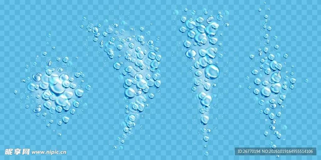 蓝色水滴背景