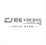 初见美发品牌logo设计