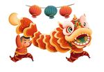 新春舞狮素材