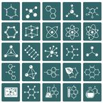化学分子结构图标合集