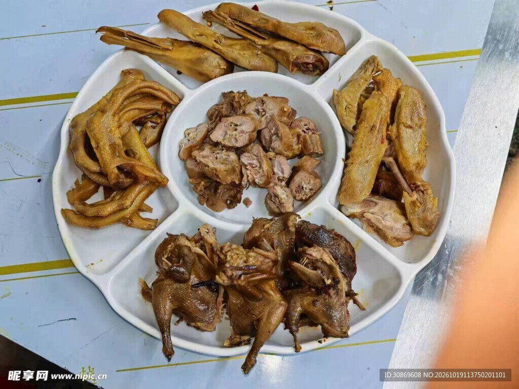 卤味鸭货拼盘